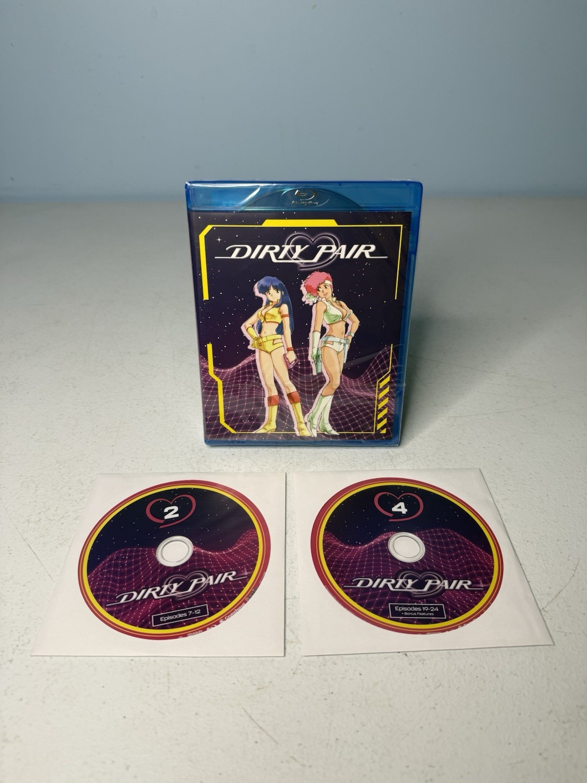 Dirty Pair Complete TV Series Blu-Ray NEW SEALED W/ Replacement Discs Sunrise