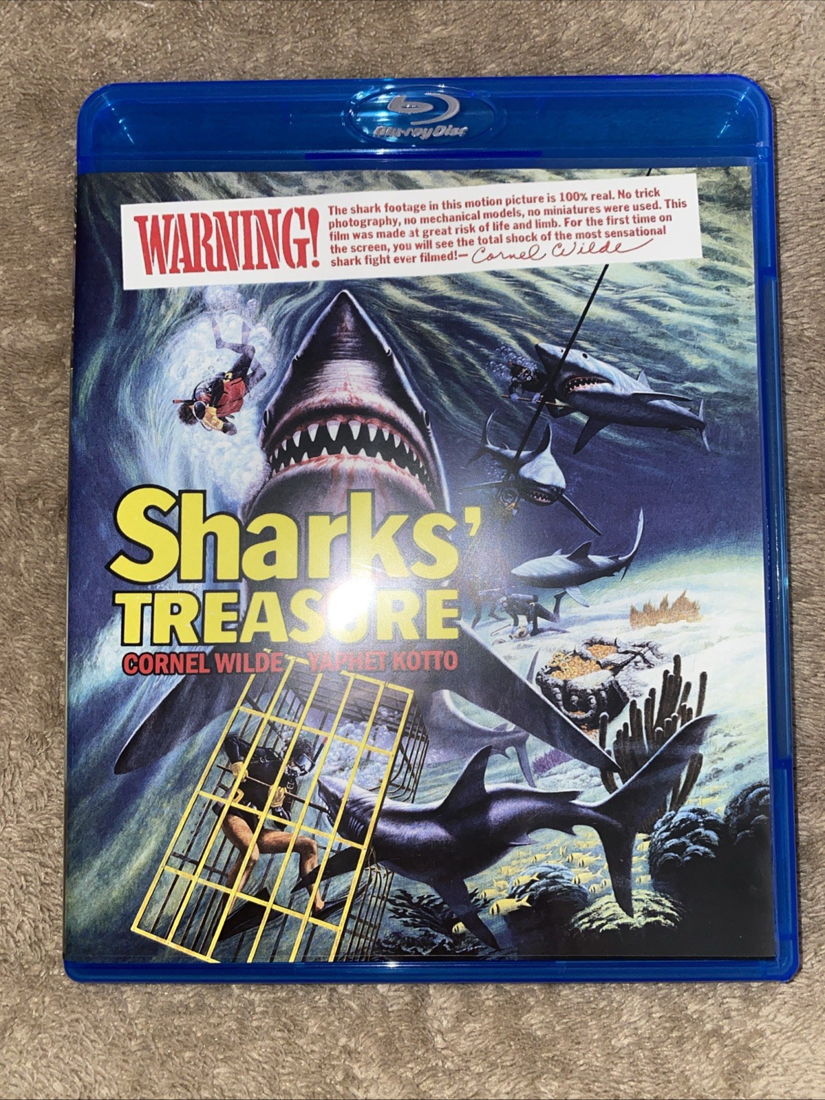 Sharks’ Treasure (1975) Blu-ray Scorpion Releasing Cornel Wilde Action Adventure