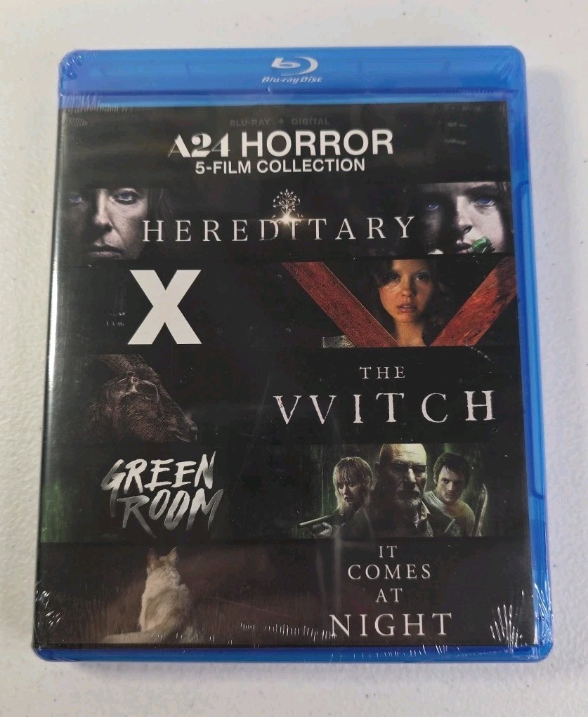 A24 Horror 5-Film Collection (Blu-ray, Digital 2023, 5-Disc Set) Brand New