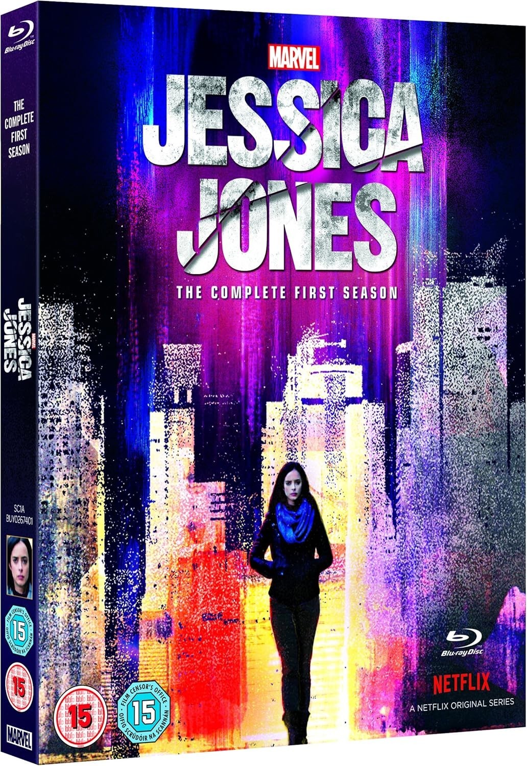 JESSICA JONES The Complete First Season (2015) Blu-Ray with slipcover NEW