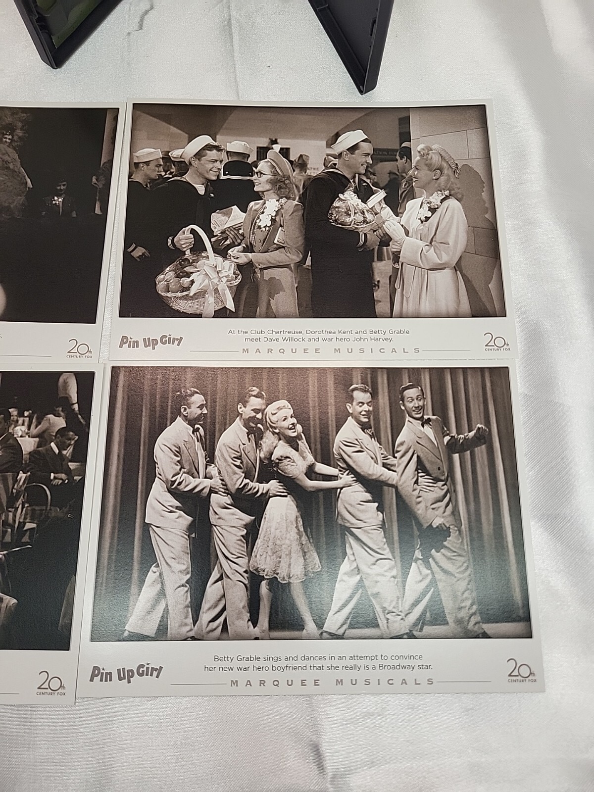 Pinup Girl DVD, 2006 Not Rated Collectible Lobby Cards Betty Grable