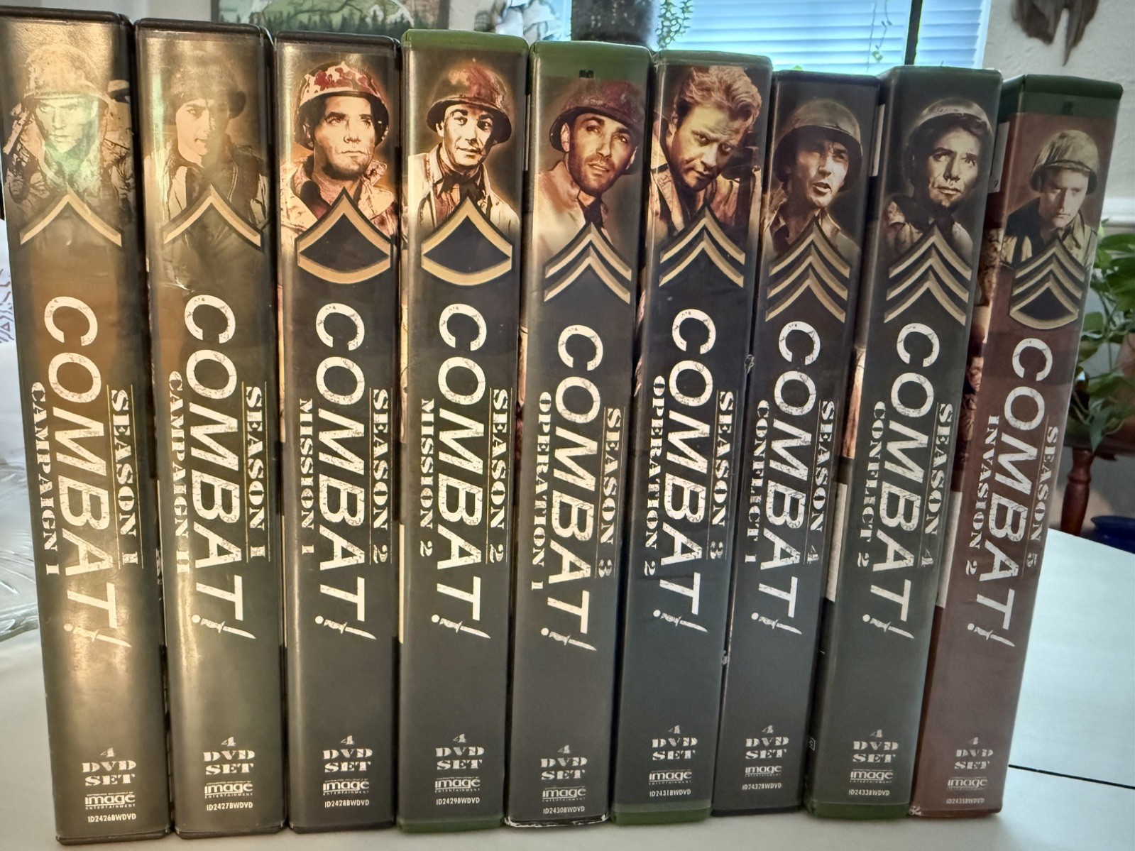 Combat! TV Series DVD Lot Seasons 1-4 Complete + Season 5 Vol 2 Invasion