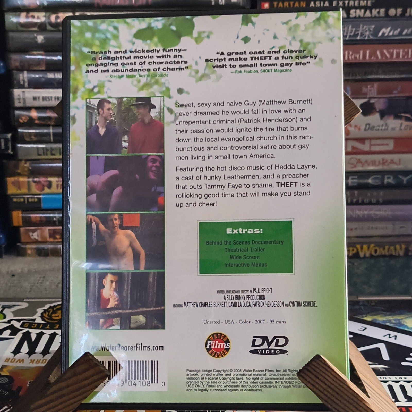 Water Bearer Films Theft DVD, Matthew Charles Burnett, Comedy Drama NR 95 Min R1