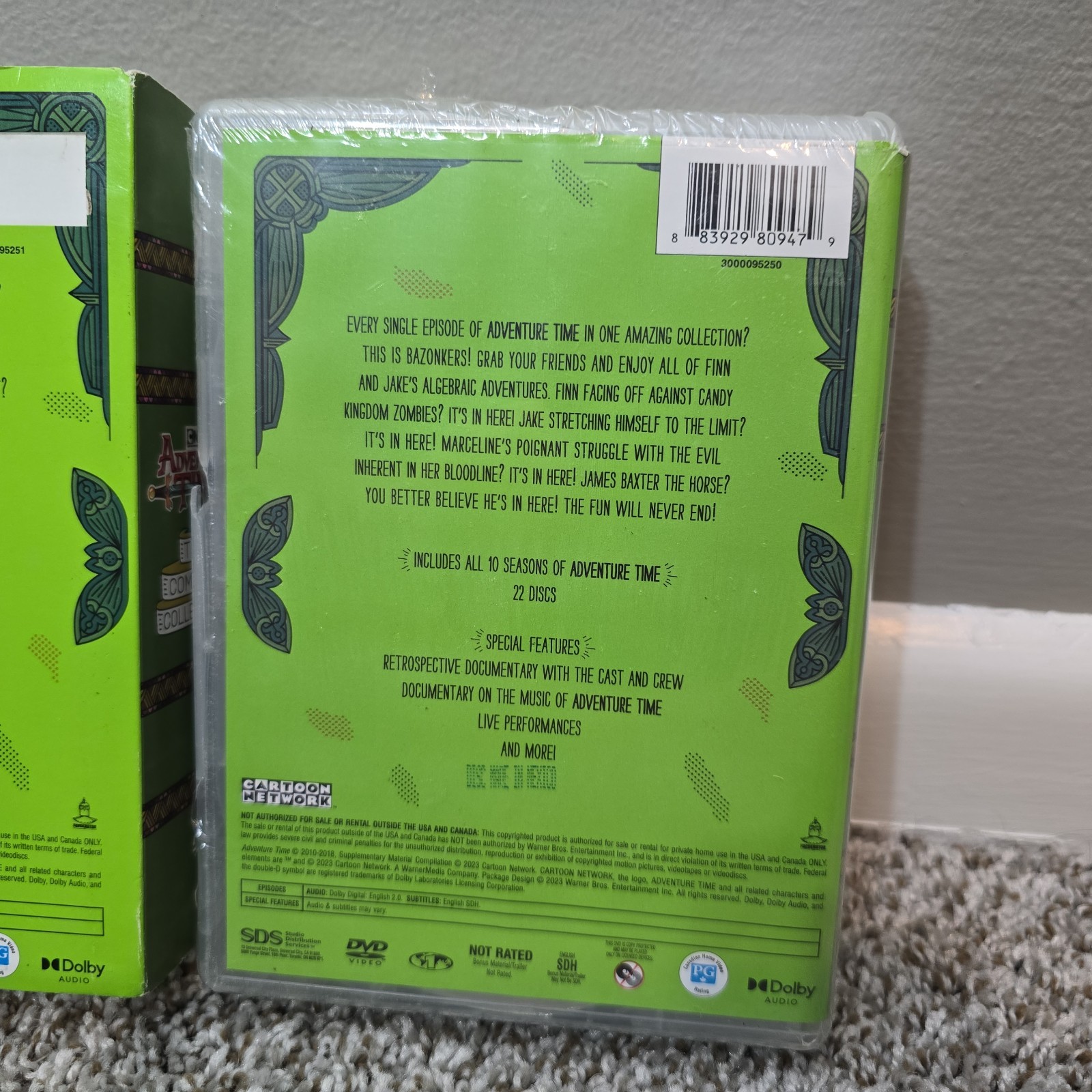 DAMAGED CASE DVD Adventure Time The Complete Collection Cartoon Network