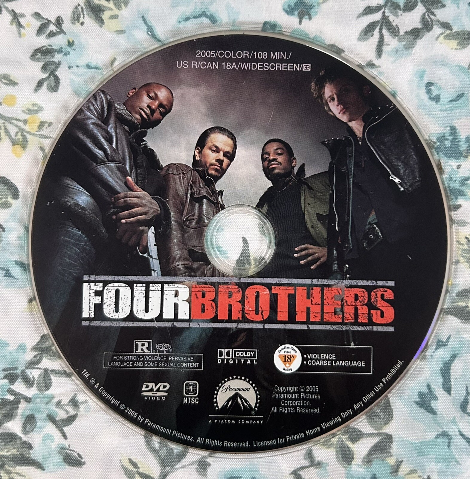 Four Brothers (DVD, 2005, Widescreen) – Untested