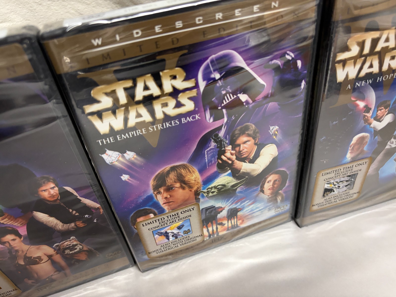 Star Wars Trilogy Limited Edition Original Theatrical Unaltered (DVD) 6-Disc Set