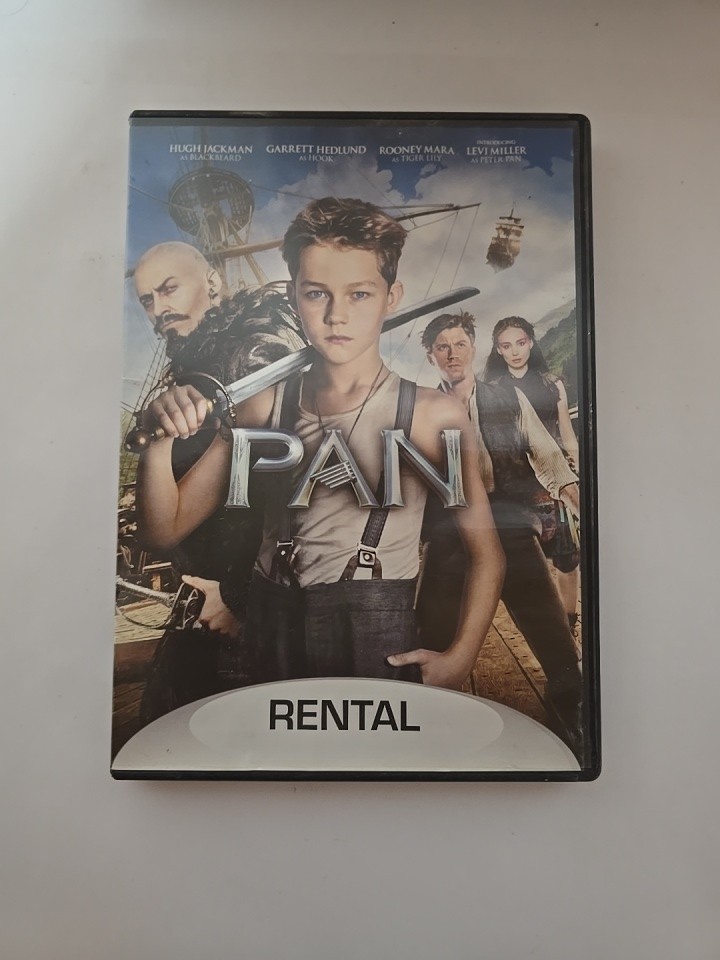 Pan – DVD By Hugh Jackman – Previous Rental –