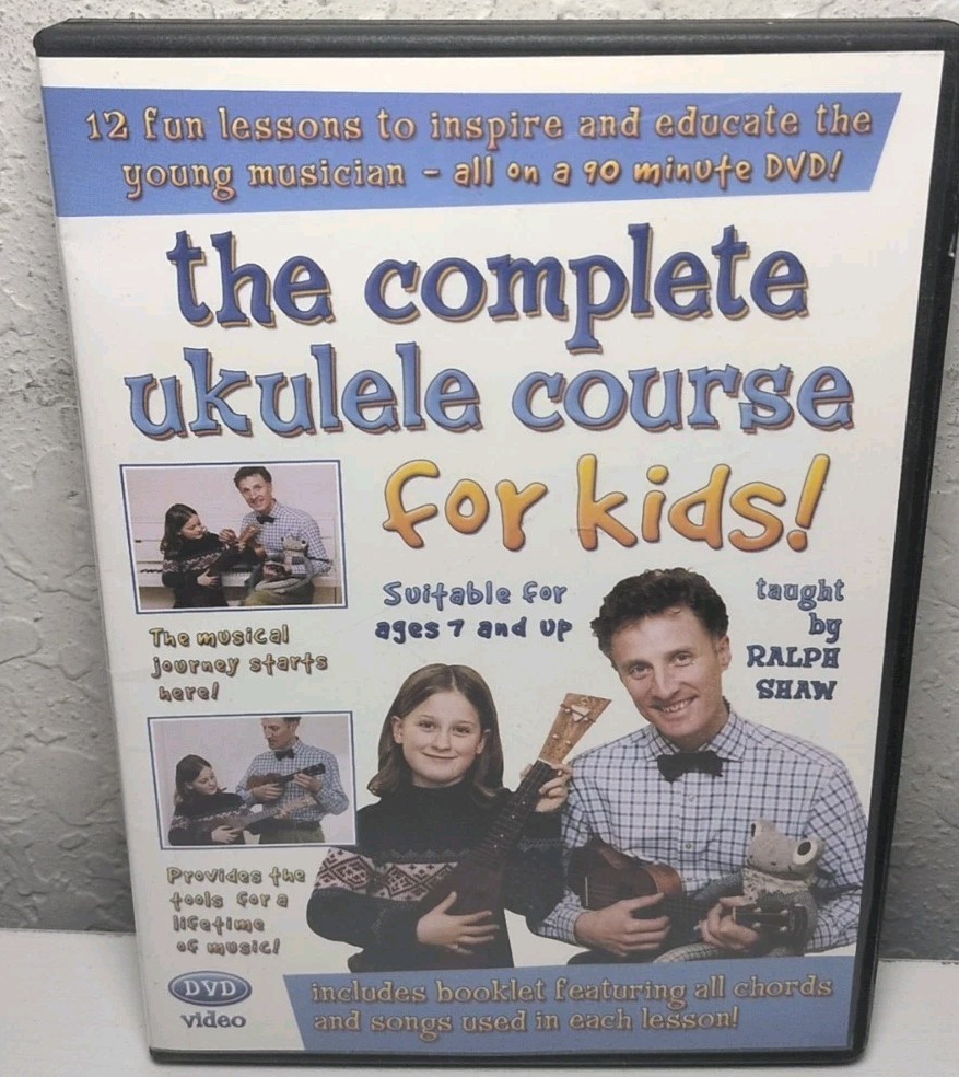 The Complete Ukulele Course For Kids! Instructional DVD Ages 7+ Ralph Shaw B113