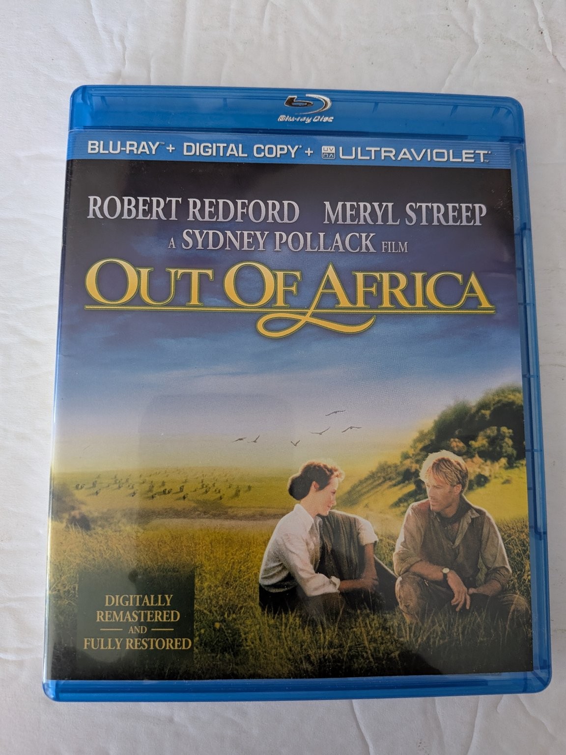 Out of Africa Blu-ray 2013 Robert Redford Meryl Streep Sydney Pollack Remastered