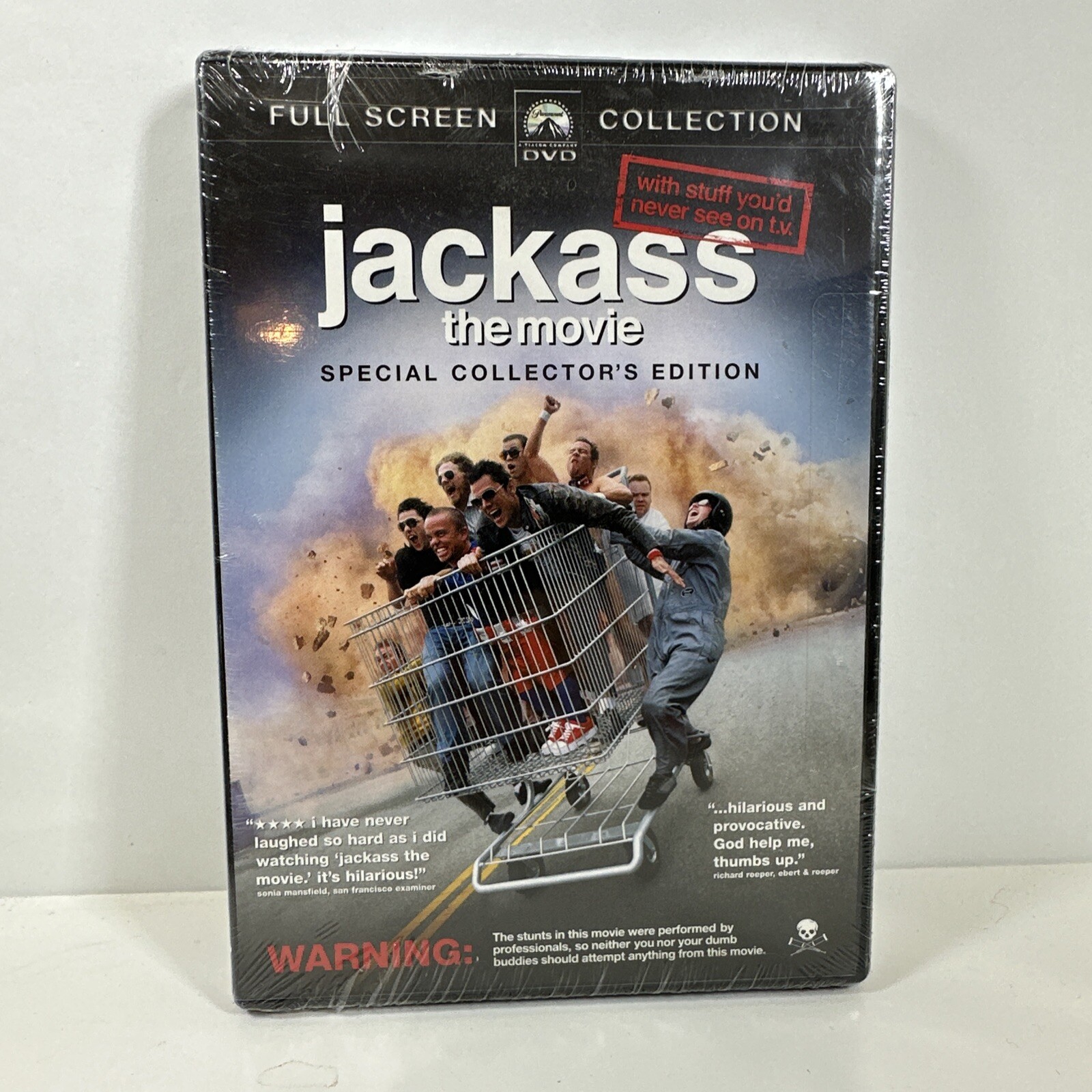 Jackass: The Movie (DVD, 2003, Full Frame)