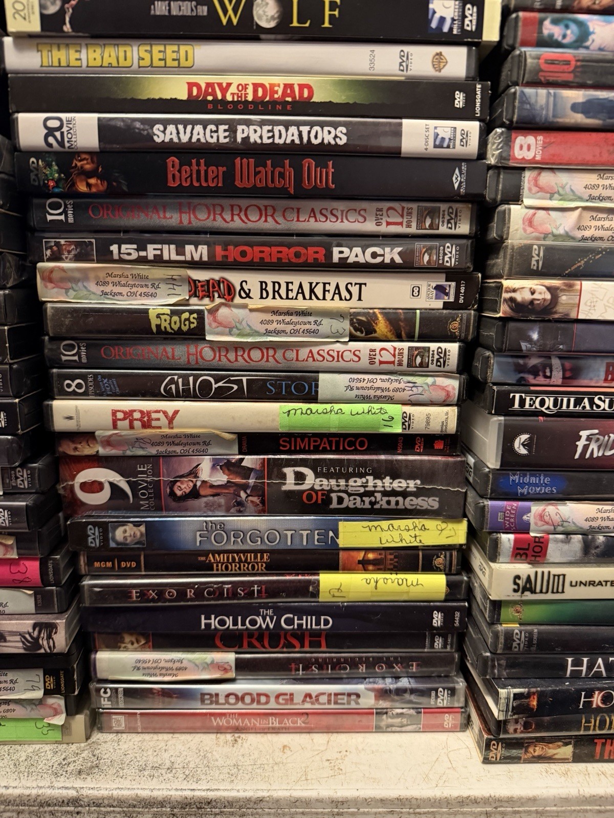 Lot of 133 Thriller Suspense Horror Terror Sci-fi Complete Sets Some Unopened