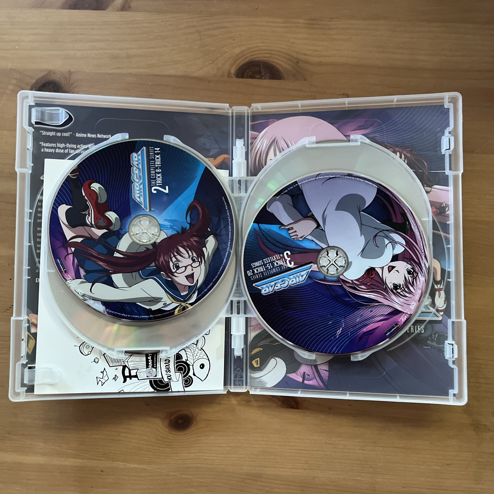 Air Gear Complete Series S.A.V.E. Edition 2011 Funimation 4 Disc DVD Excellent!