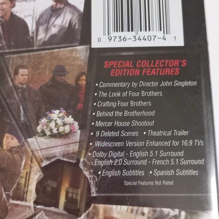 Four Brothers DVD, 2005, Widescreen Special Collector’s Edition Action