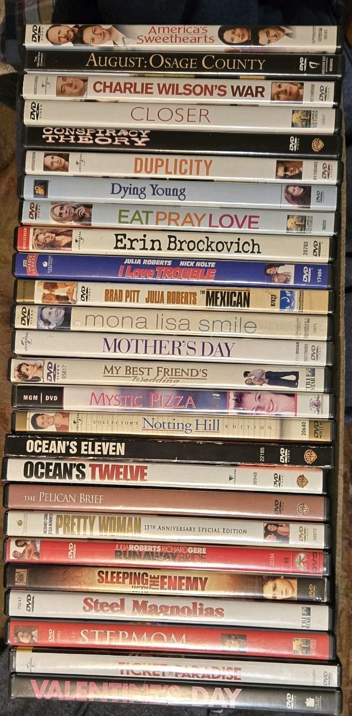 26 DVD Lot – Julia Roberts 26 Film Collection (Fe26)