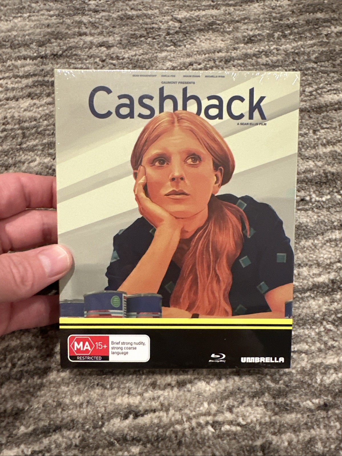 Cashback (Blu-ray, 2026) NEW Sean Biggerstaff Emilia Fox cult comedy Sean Ellis