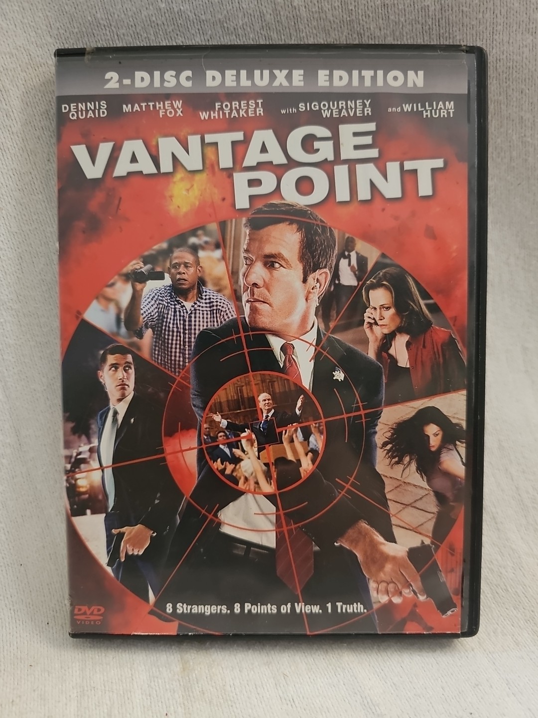 Vantage Point DVD 2008 Widescreen Ed. Dennis Quaid Matthew Fox Forest Whitaker