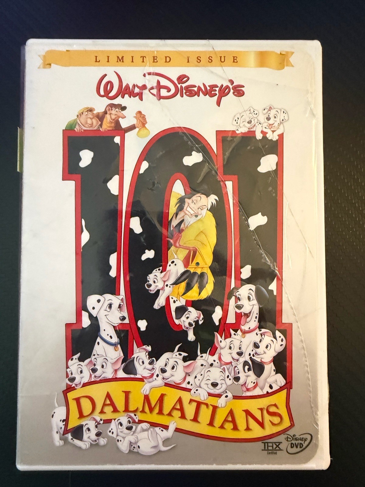 Disney 101 Dalmatians Limited Issue DVD Tall Case Movie NTSC Approx. 79min