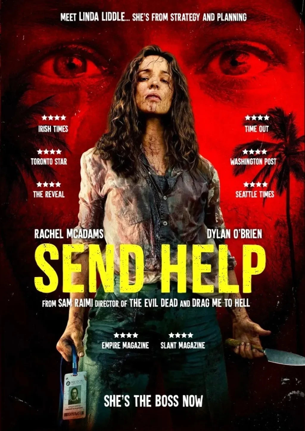 Send Help Movie DVD 2026 Survival Horror Thriller English Sub Region Free ship