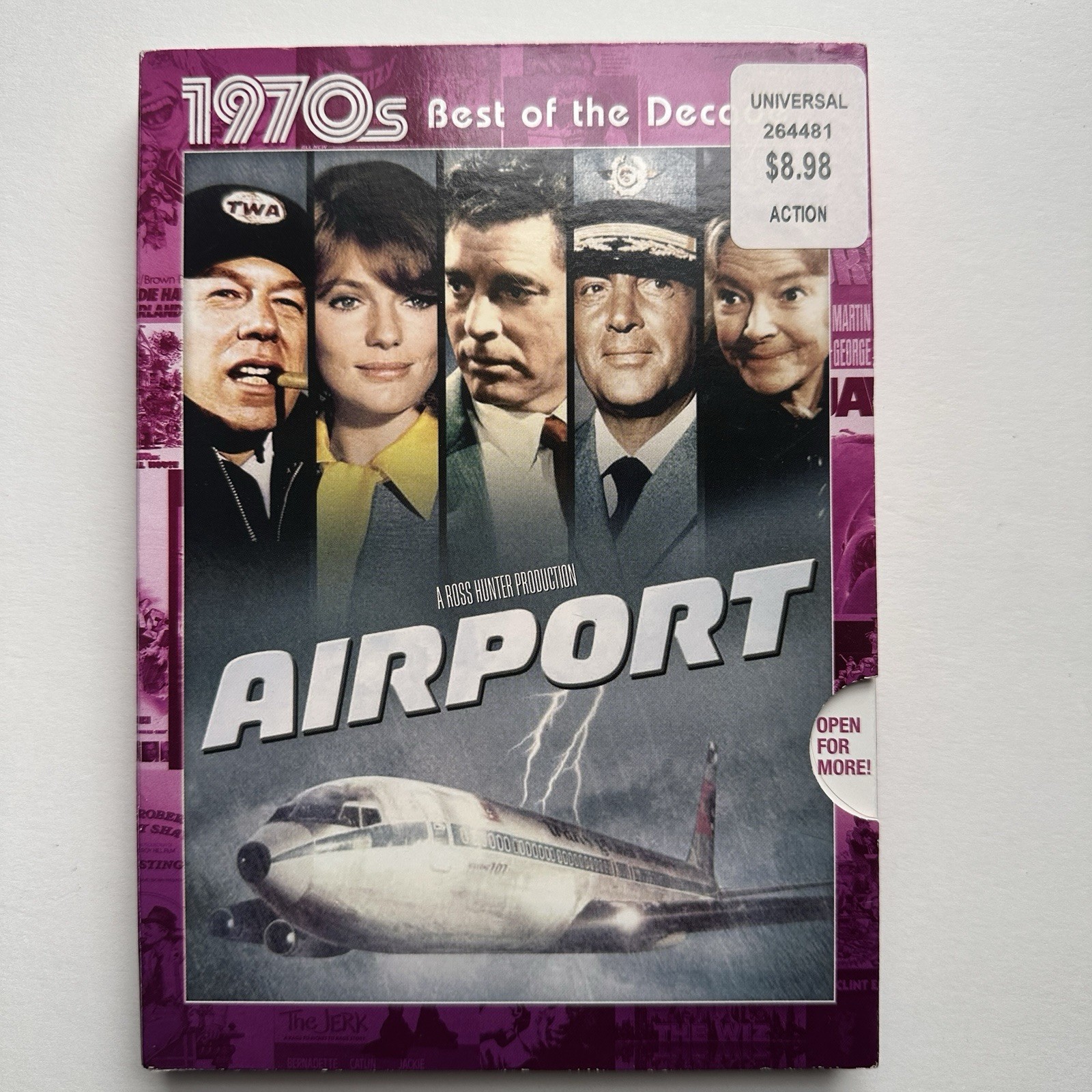 Airport DVD Rare Purple Slip 1970s Drama Action Classic Burt Lancaster Dean Mart