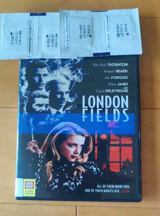 London Fields (DVD, 2018) Very Good Ex Library Ships Free Amber Heard