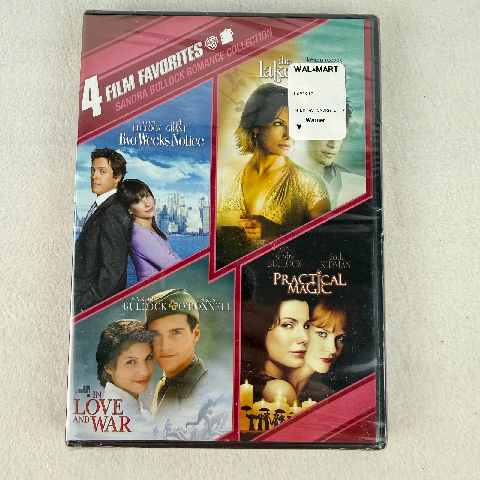 4 Film Favorites: Sandra Bullock Romance Collection, DVD, New / Sealed