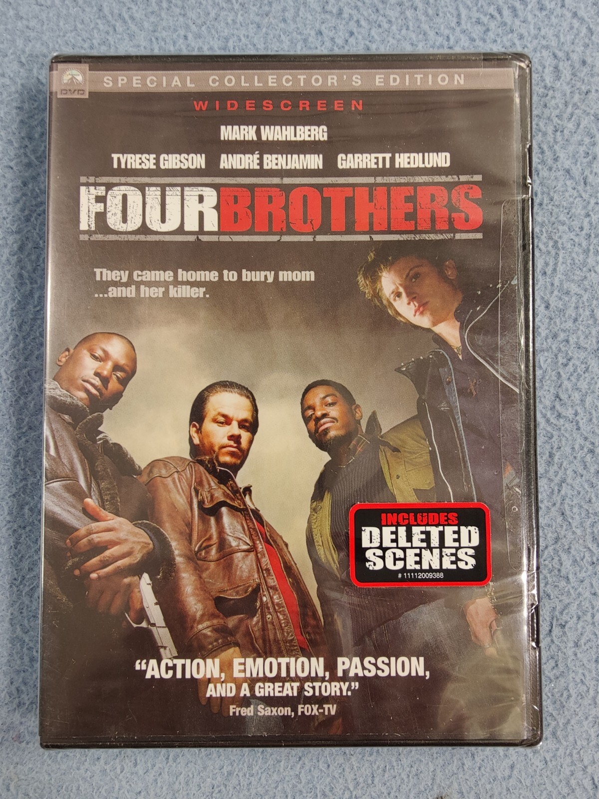 NEW SEALED FOUR BROTHERS DVD MARK WAHLBERG TYRESE GIBSON TERRENCE HOWARD