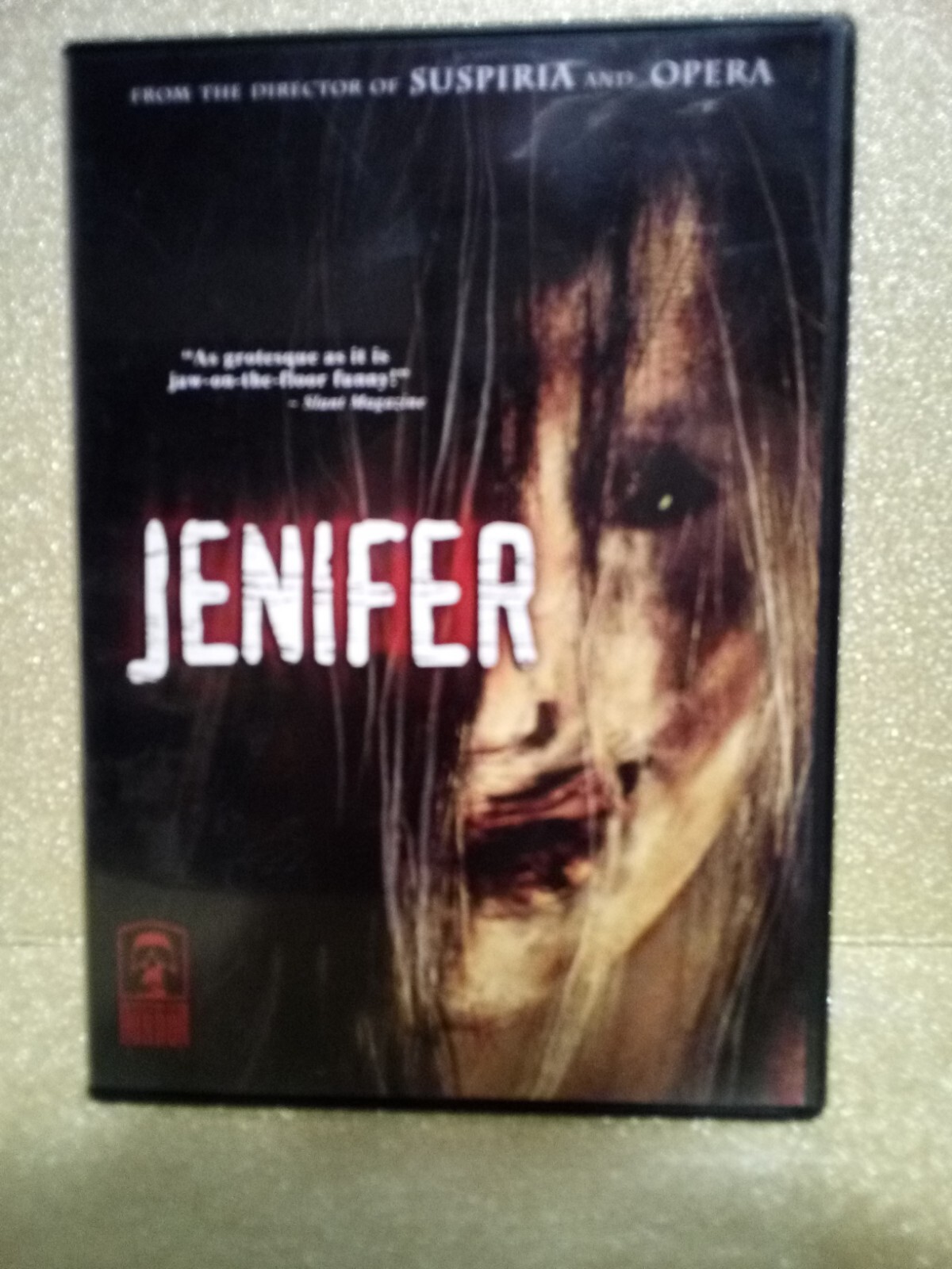 (1-489) MASTERS OF HORROR: “JENIFER” DVD & CARD / LITE HORROR EROTIC COMEDY