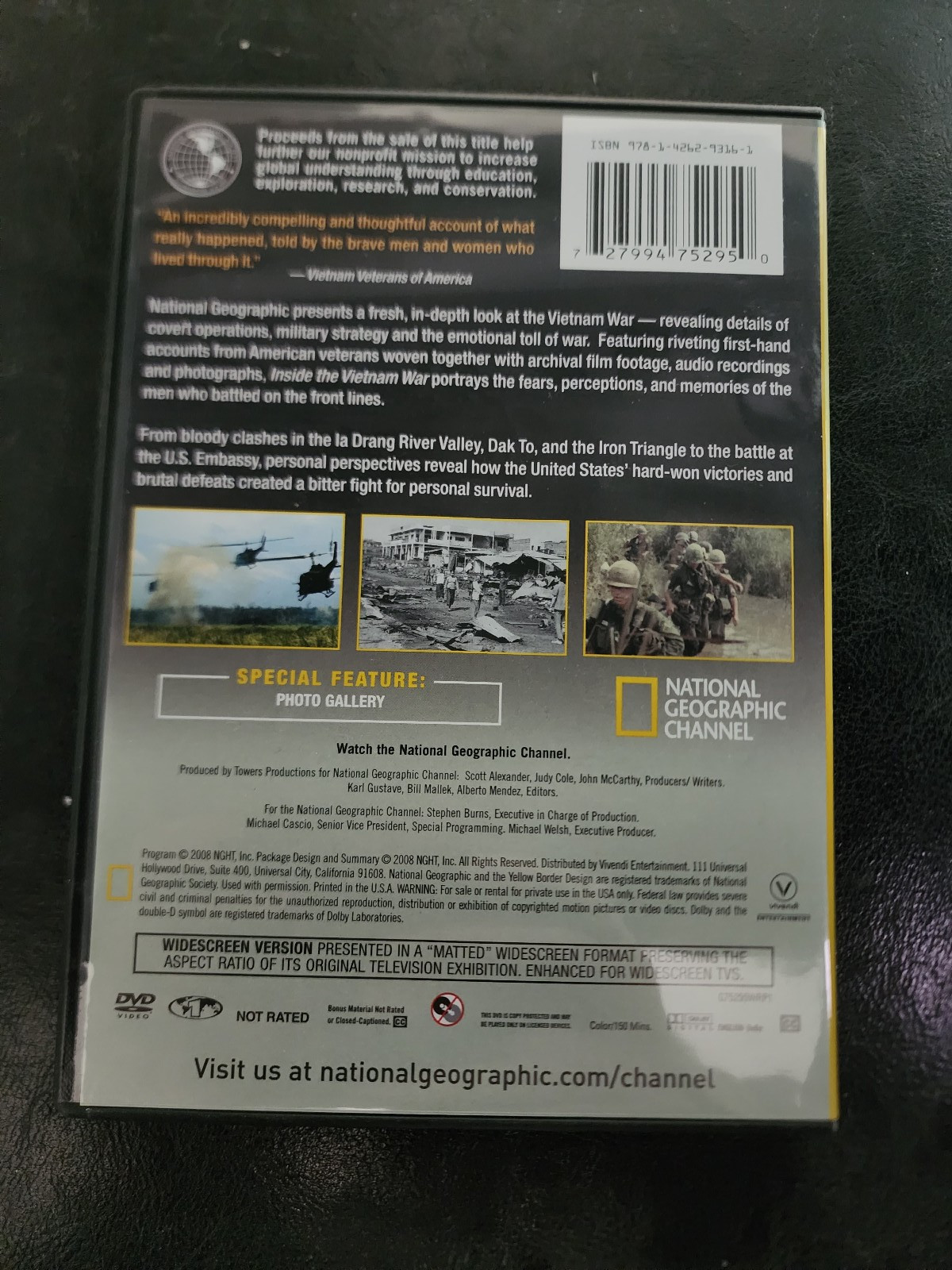 National Geographic Inside the Vietnam War (DVD, 2008)