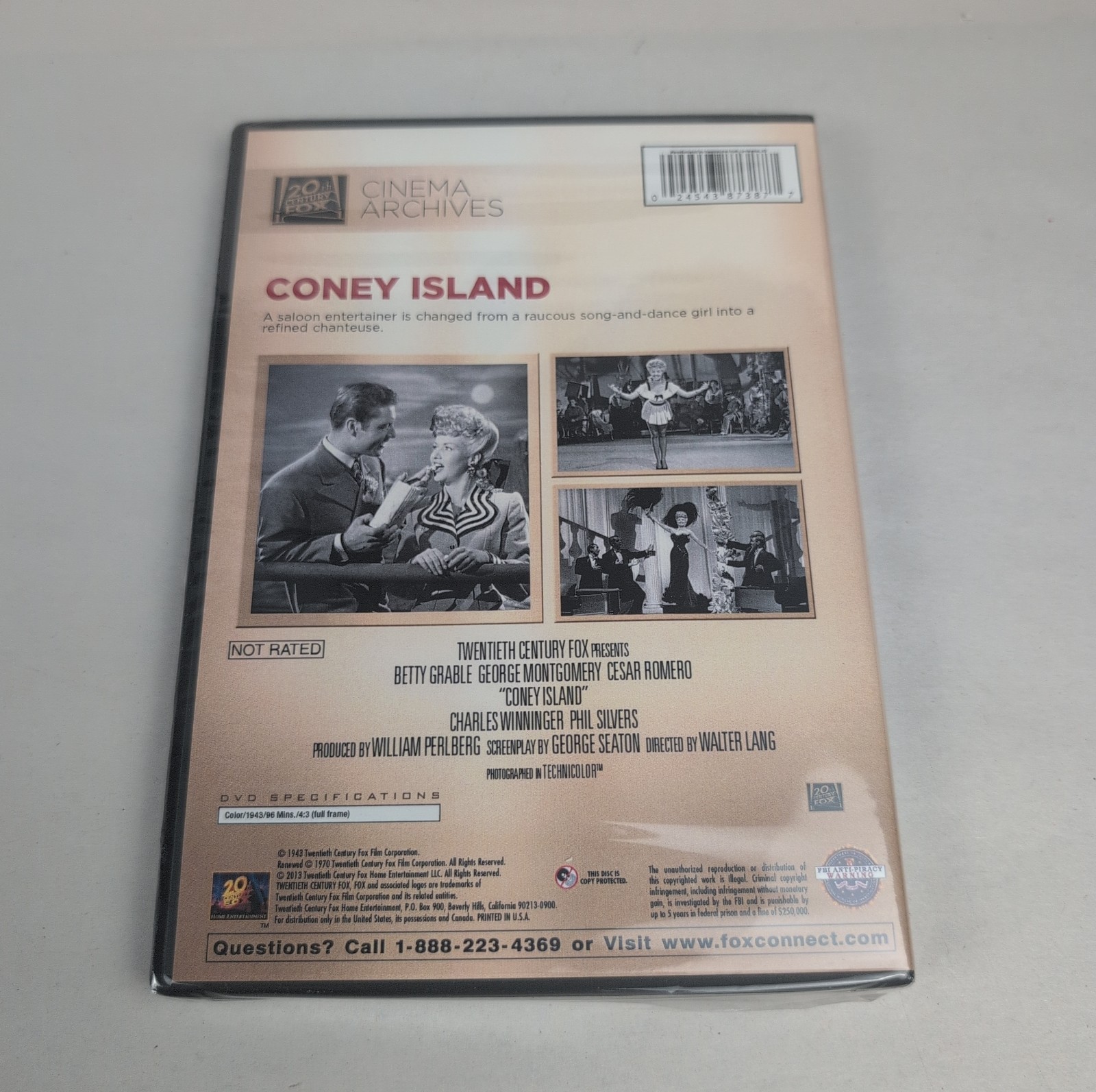 Coney Island DVD Betty Grable George Montgomery Cesar Romero New Sealed