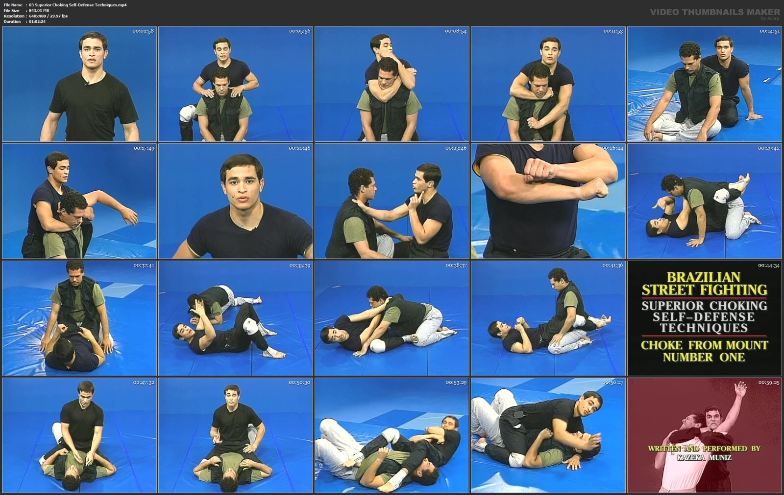 Brazilian Street Fighting Self Defense starring Kazeka Muniz (9 DVD Set)