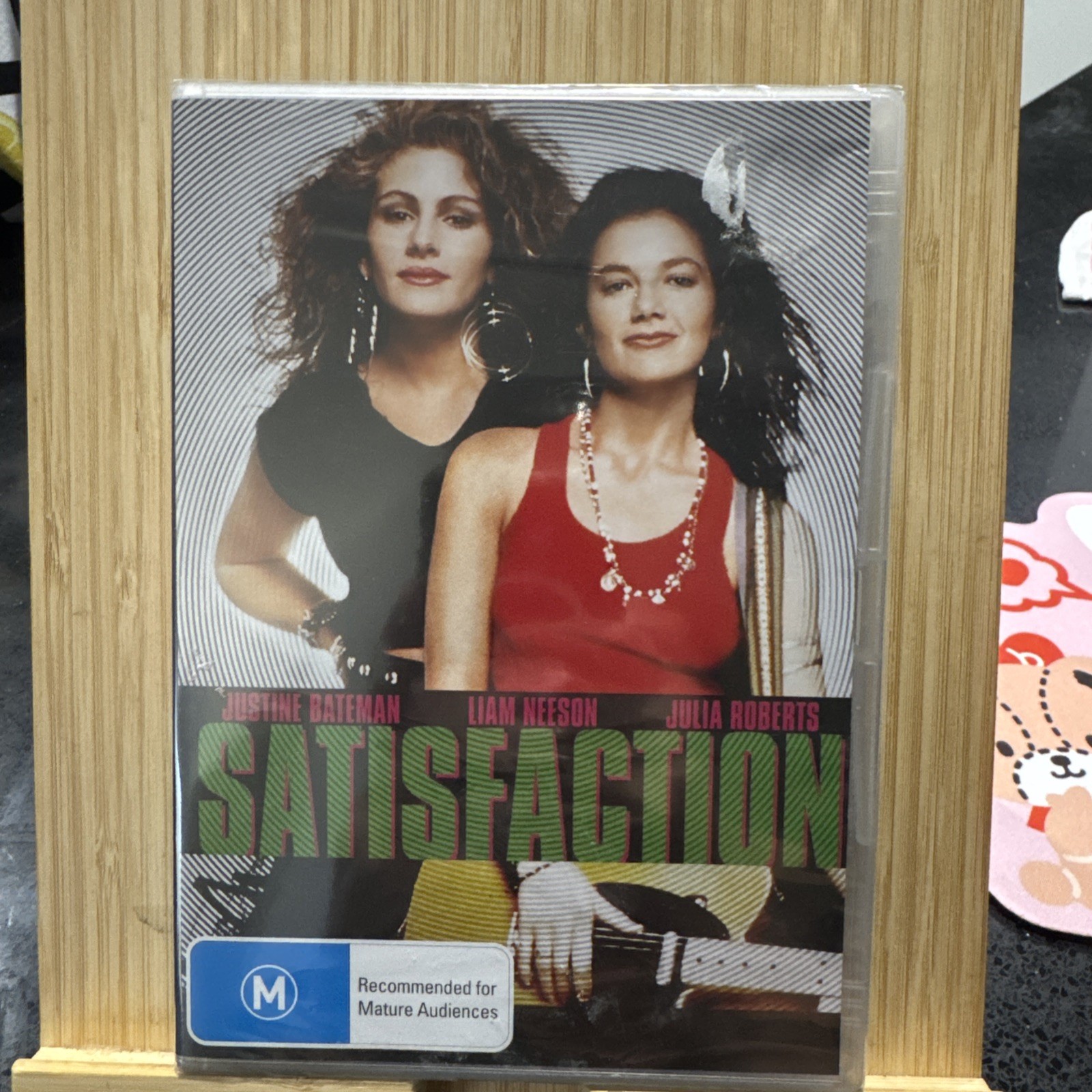 SATISFACTION Dvd Brand New Region 4 PAL 1988 Julia Roberts Justine Bateman
