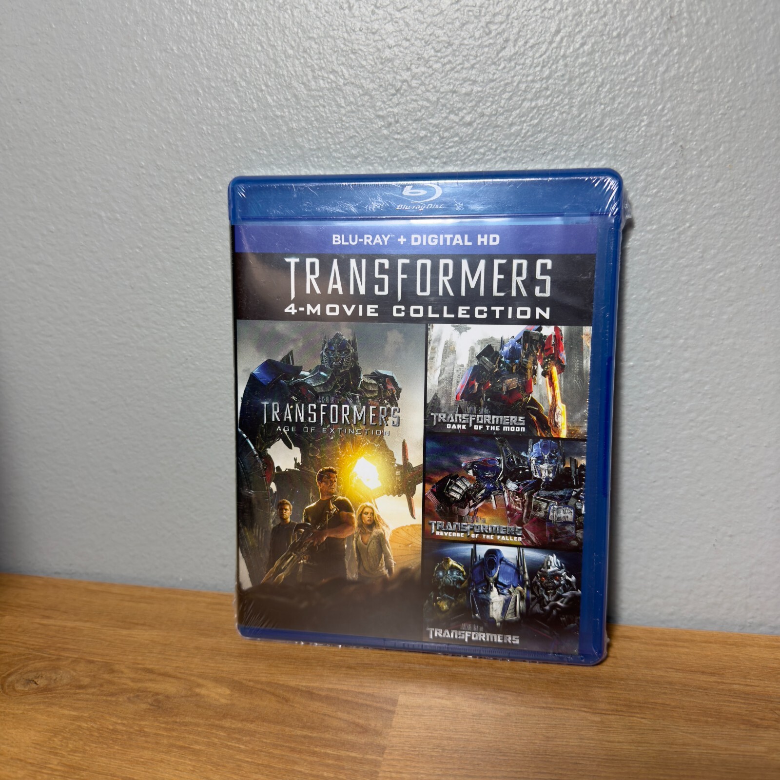 Transformers 4 Four Movie Collection (Blu-ray 5-Disc Box Set) Digital Sealed New