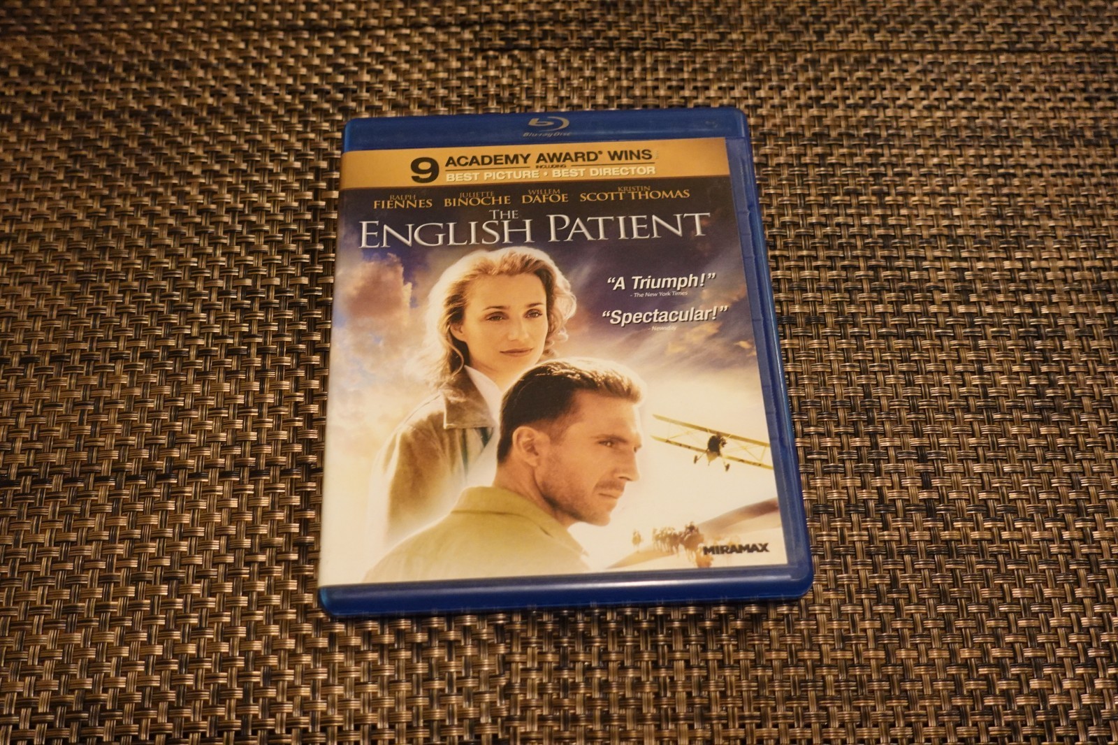 The English Patient (1997 Blu-ray) Ralph Fiennes, Juliette Binoche MINT