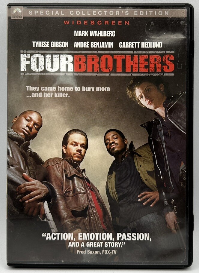 Four Brothers DVD Widescreen Special Collector’s Edition Mark Wahlberg 2005