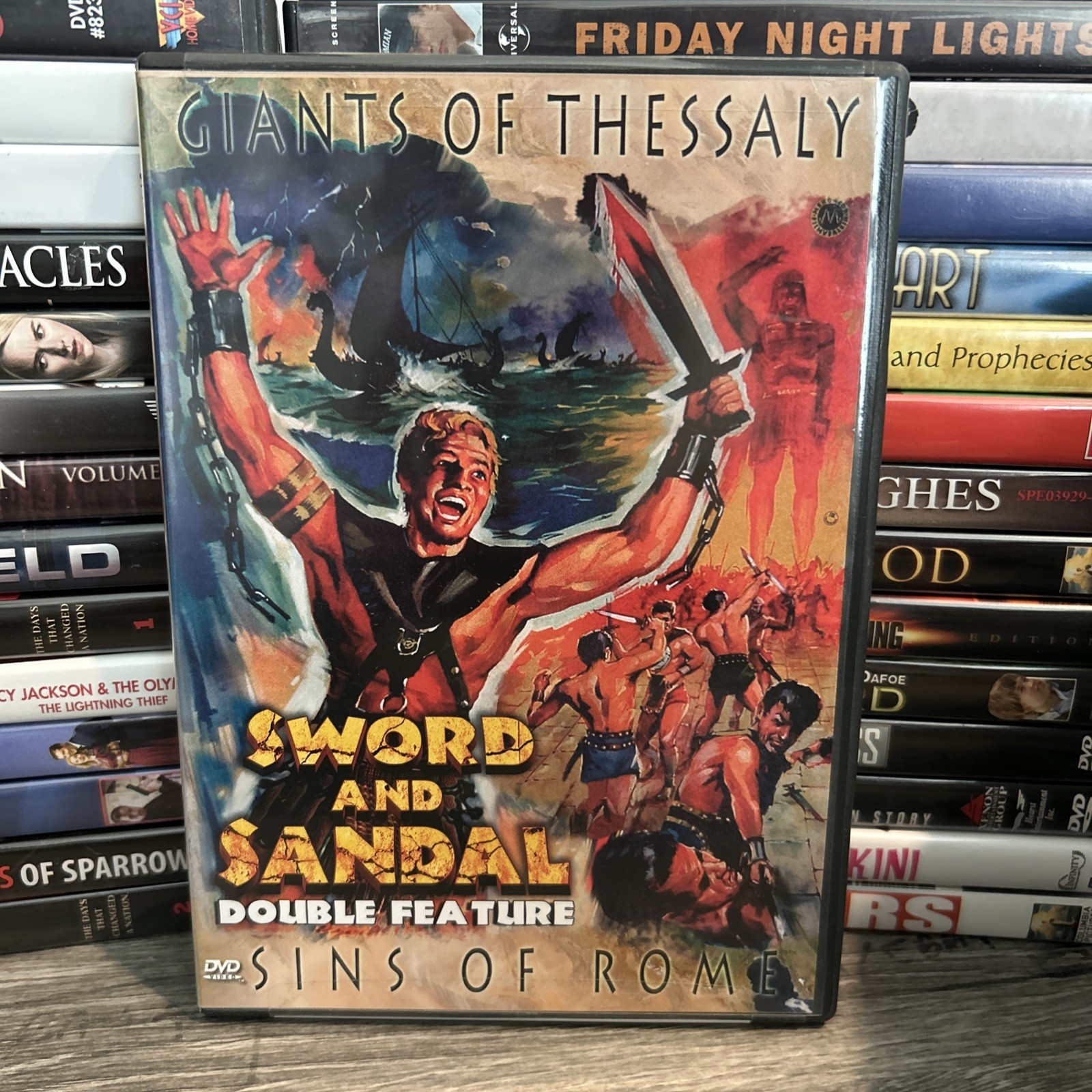 Sword and Sandal Double Feature (DVD, 2004) New B&W Classic NR – K