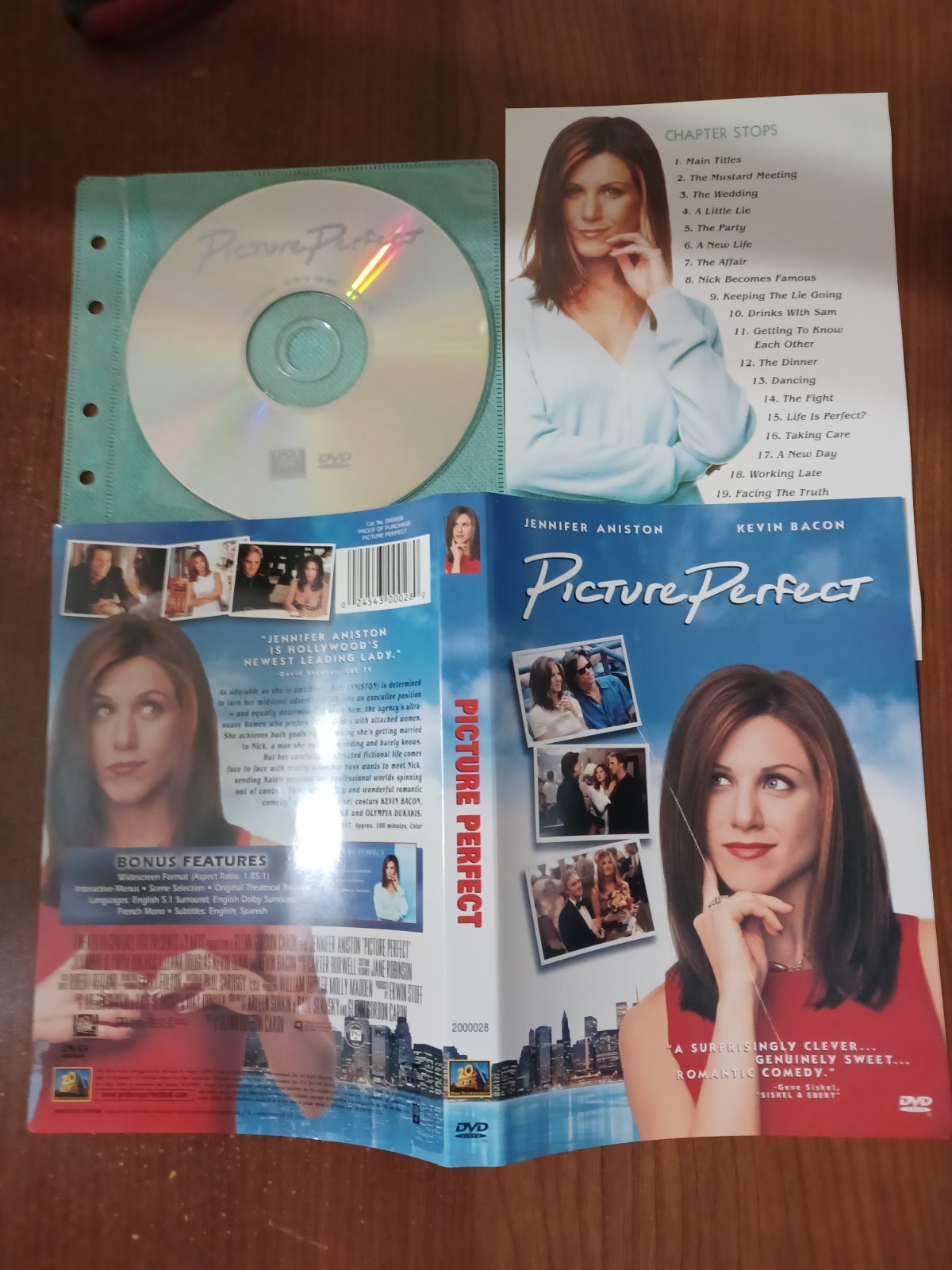 Picture Perfect (DVD & Artwork ONLY) disc Like NEW