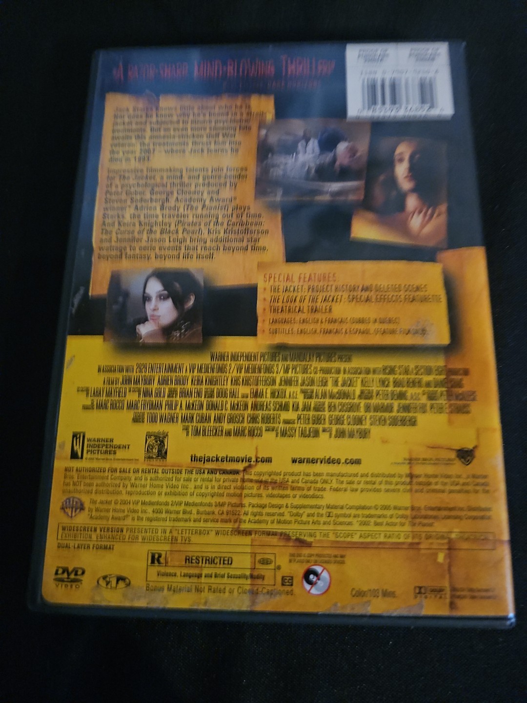 The Jacket (DVD, 2005)