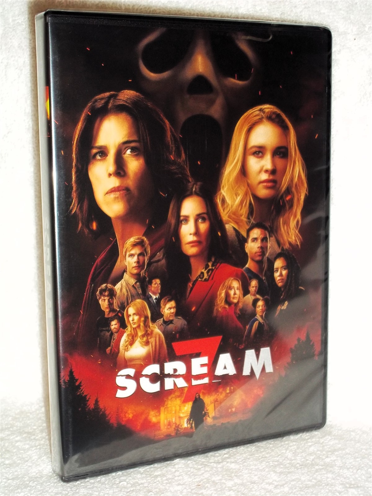 Scream 7 (DVD 2026) horror Courtney Cox Neve Campbell ghosface killer Isabel May