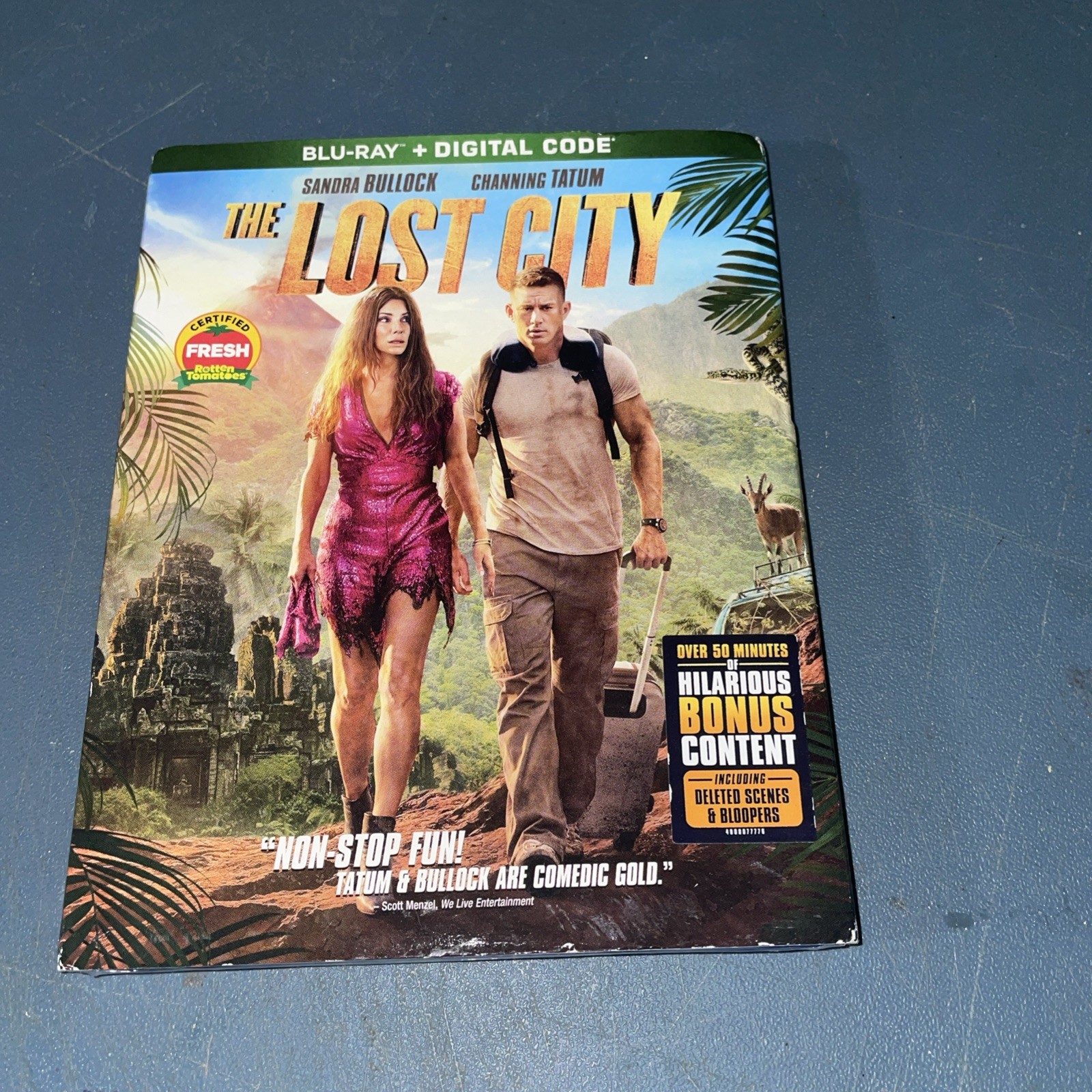 The Lost City (Blu-ray) Sandra Bullock Channing Tatum Non-Stop Fun Brand NEW