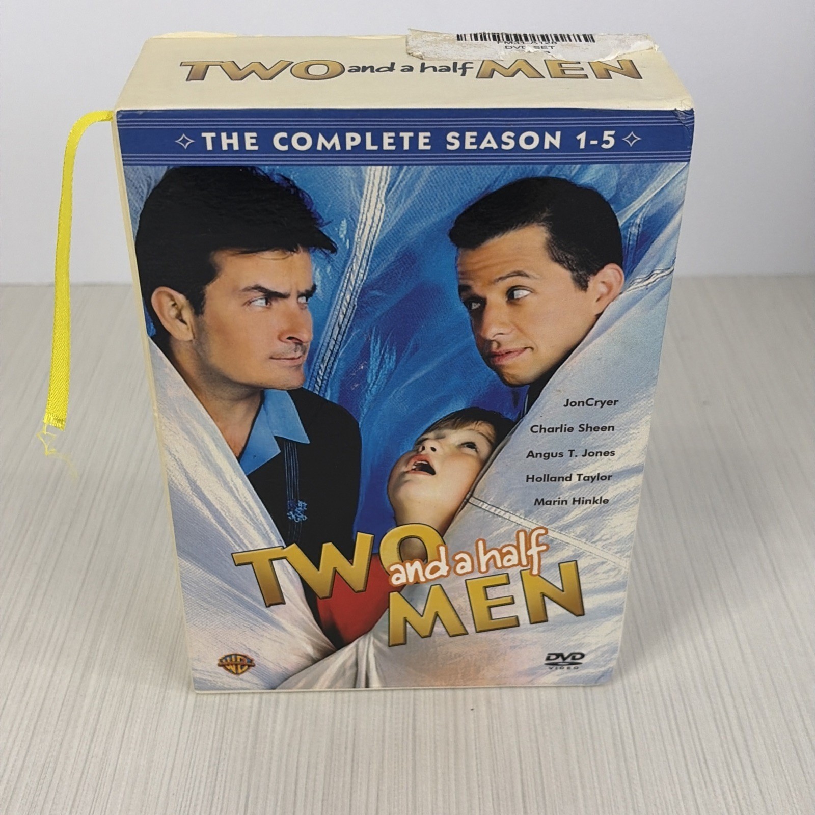 TWO &Half Men TV SHOW Complete 5 Seasons. Total 26 DVDS CHARLIE SHEEN JON CRYER