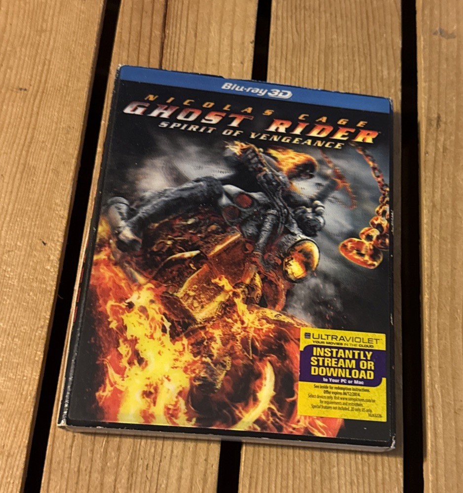 Ghost Rider Spirit of Vengeance (Blu-ray 3D, 2012)