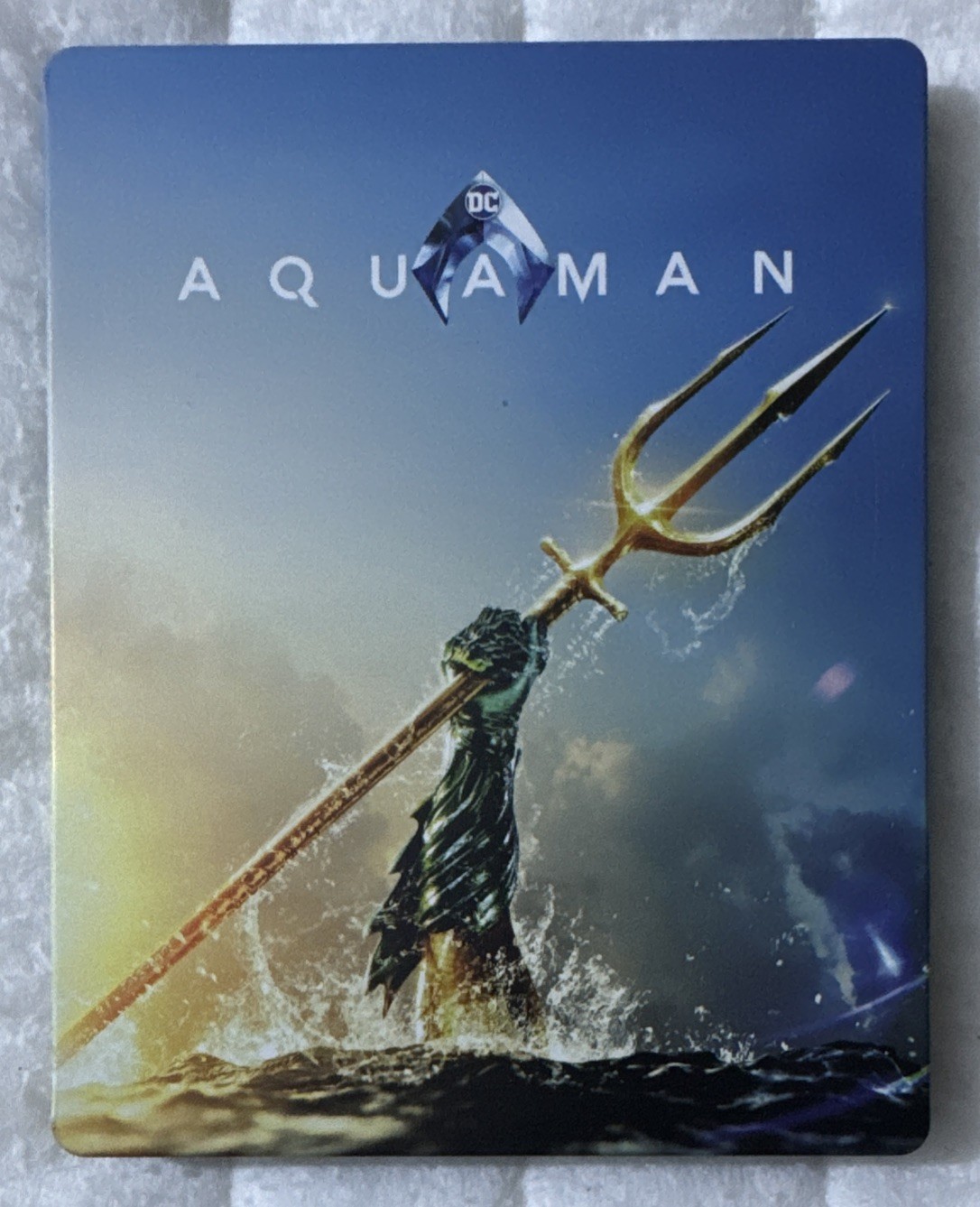 Aquaman 4K UHD Blu-Ray Steelbook DC Jason Momoa Amber Heard Willem Dafoe