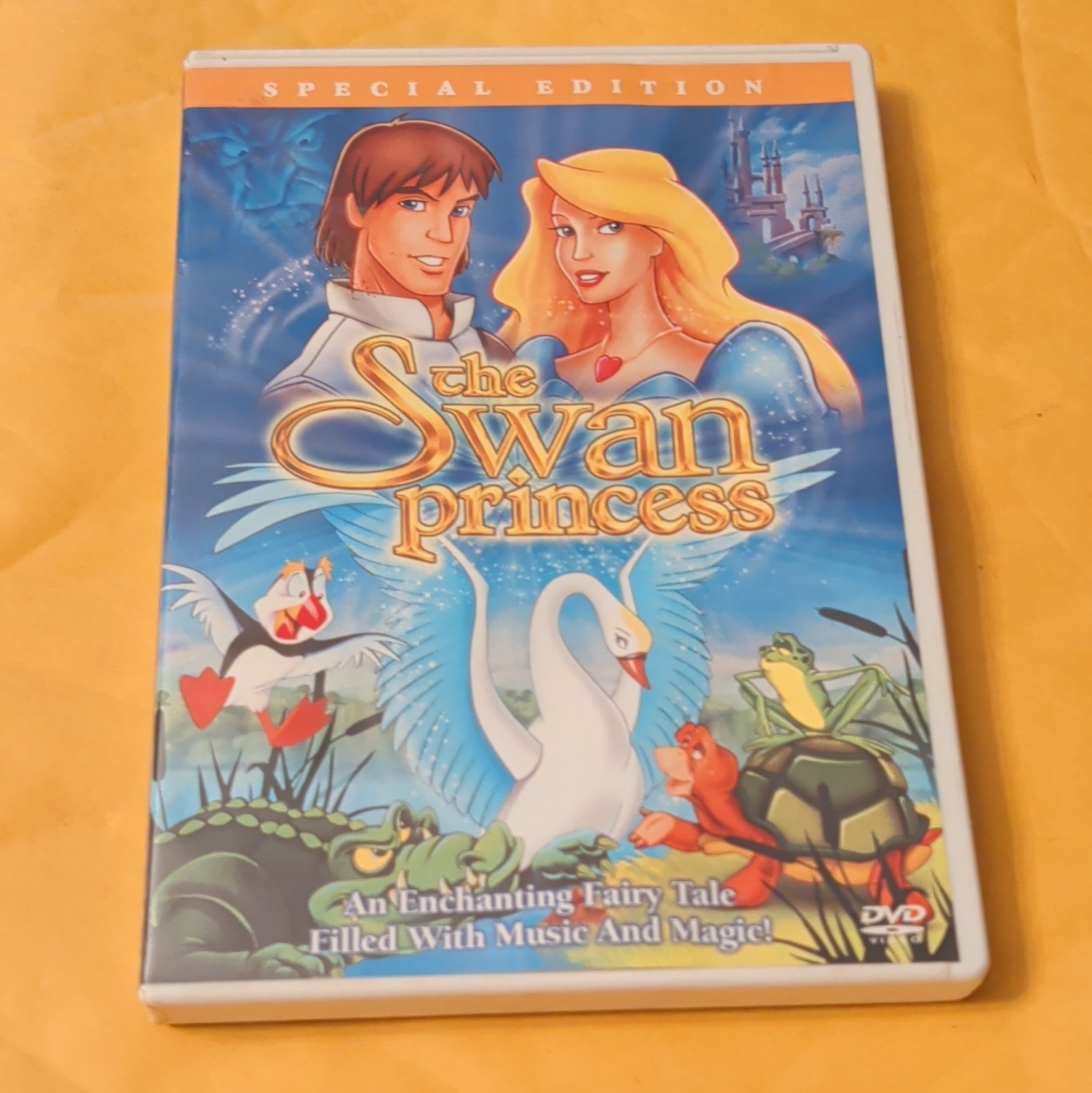 Sony Wonder The Swan Princess Special Edition DVD 2002 G Closed Caption 89min