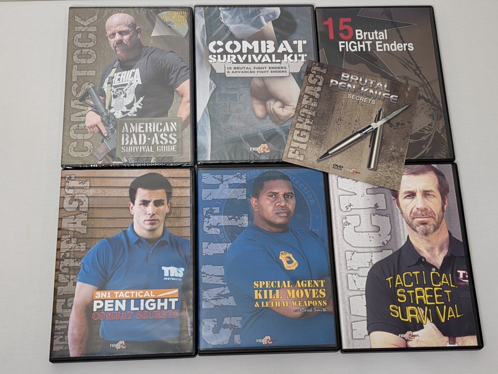 FightFast DVD Lot Home Self Defense Survival Prepper Combat Tactical Training