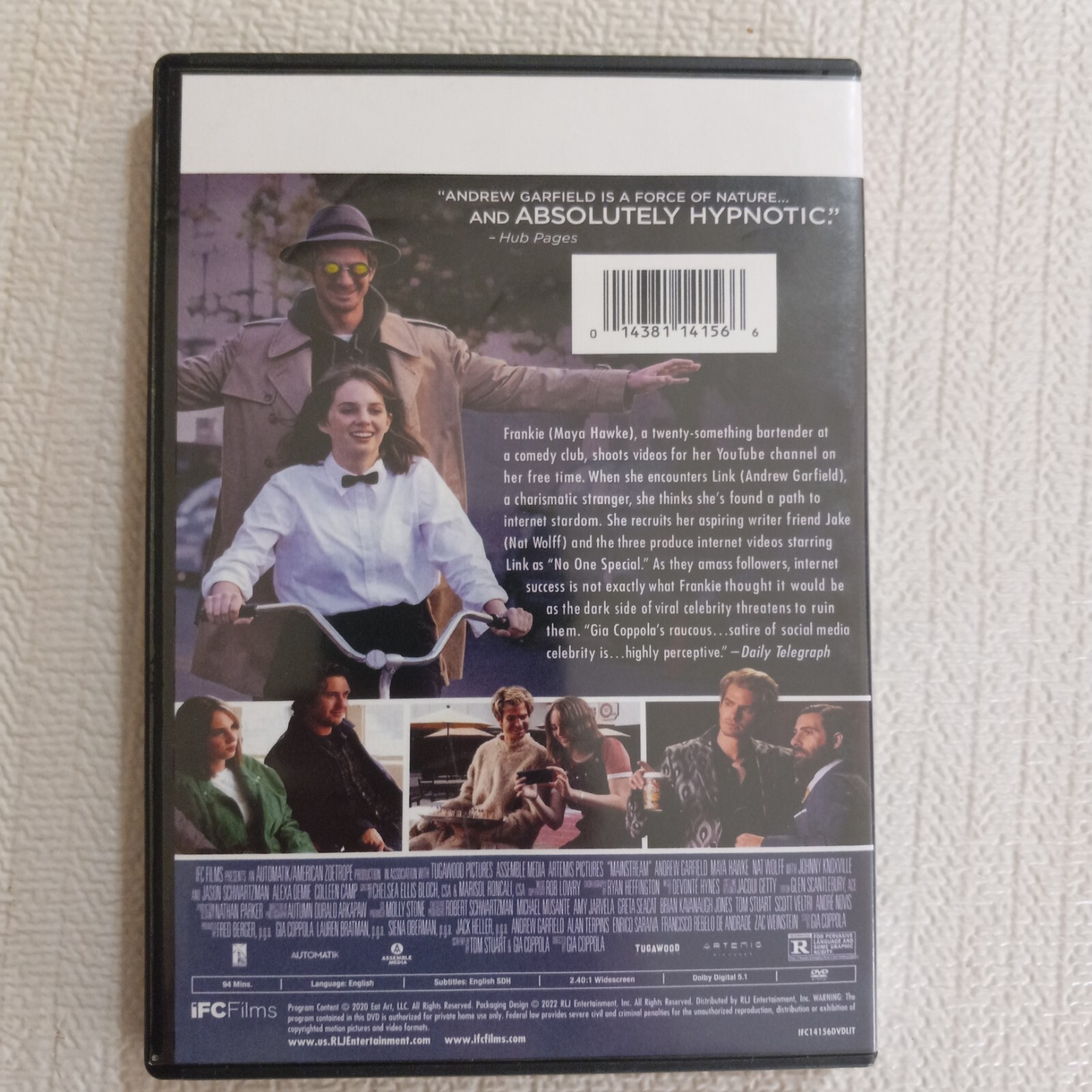 Mainstream (DVD, 2020, Widescreen, R, 94 min.)