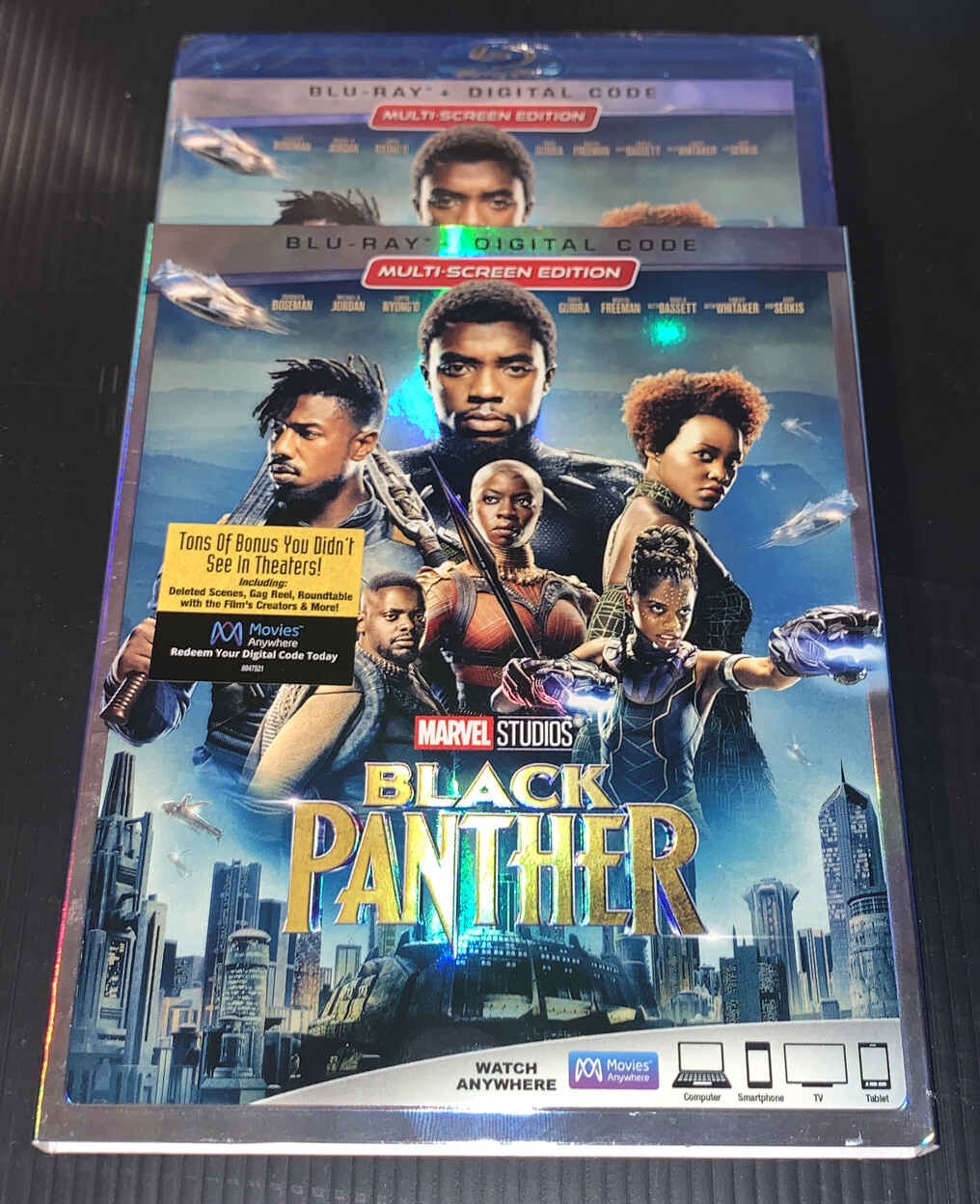 Black Panther Blu-Ray+ DIGITAL Chadwick Boseman , Michael B. Jordan SLIPCOVER
