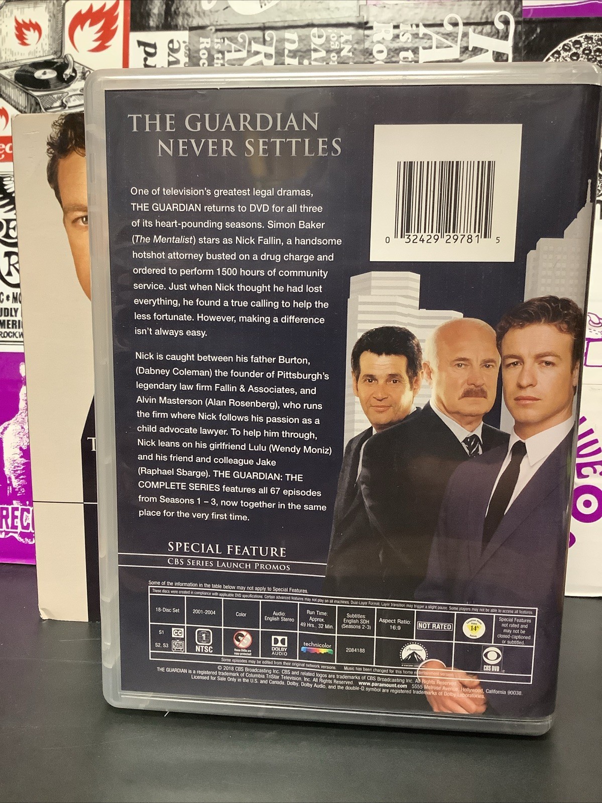 THE GUARDIAN COMPLETE SERIES (VG Condition) (DVD Region 1) (See Description/Pic)