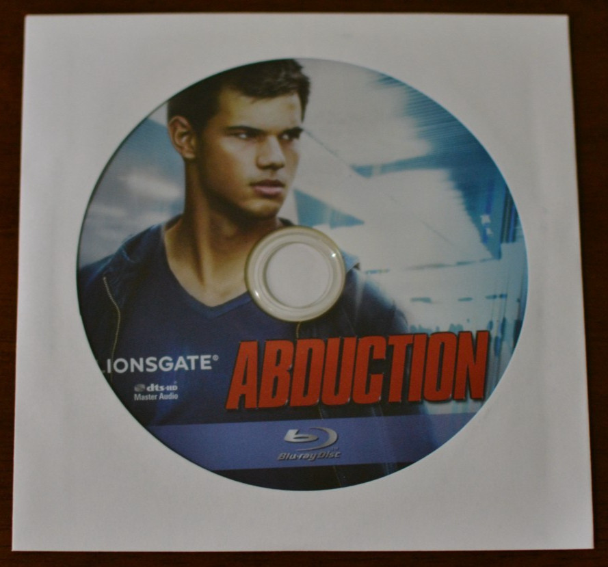 Abduction (Blu-ray Disc Only, 2011) NO CASE Plays great! Like NEW!