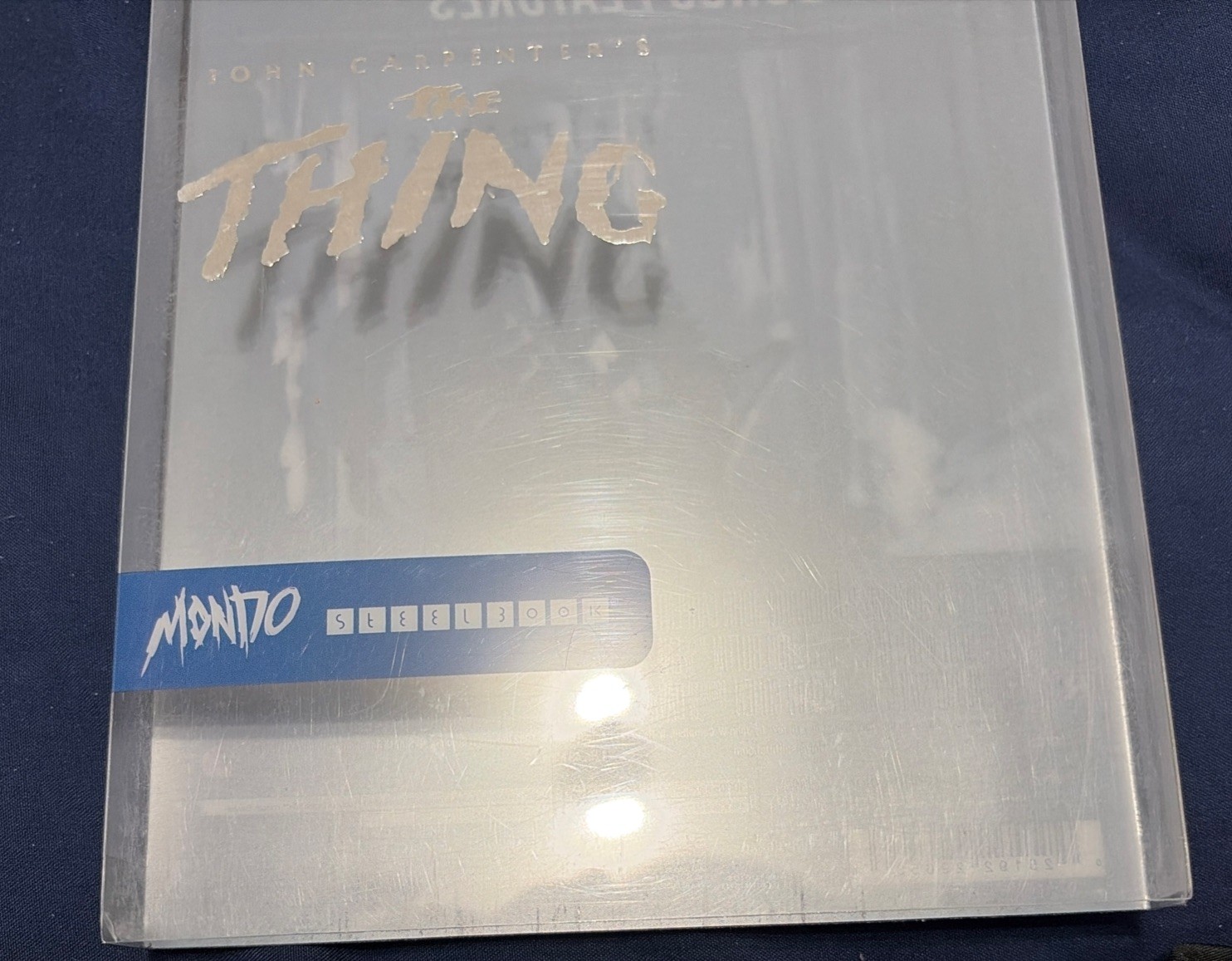 The Thing Blu-ray Mondo Exclusive Steelbook Edition with Slipcover RARE OOP USED