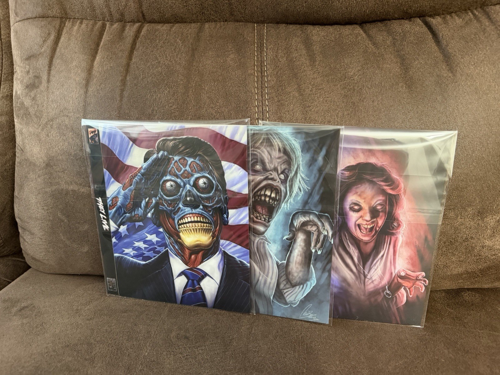 Custom Evil Dead 1 & 2 & They Live Criterion Sized Case slipcovers “PLEASE READ”